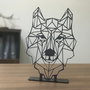 Aberto Design Kurt Pod Decoración de Metal Negro